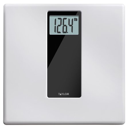 TAYLOR Taylor 6433783 400 lbs Digital Bathroom Scale - White; Pack of 2 6433783